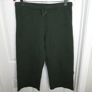 Frank & Eileen Tee Lab Crop Sweatpants Drawstring  Athleisure Emerald Green - M